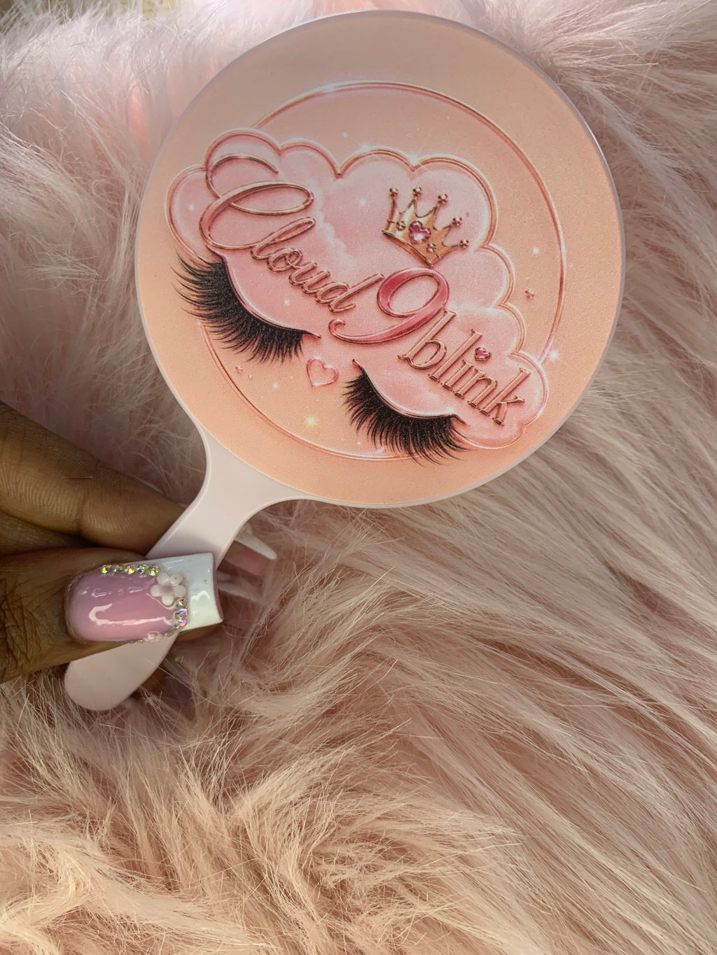 ☁️🎀 Cloud9Blink Handheld Mirror