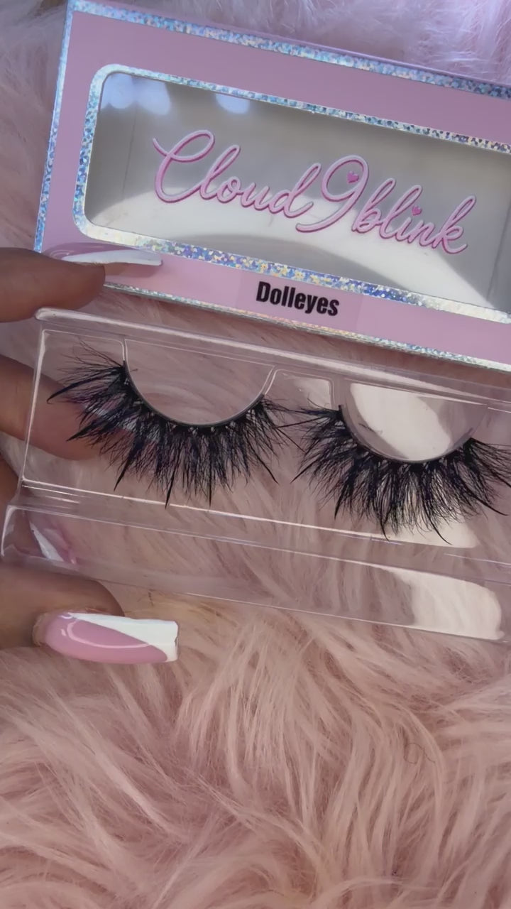 DollEyes |20MM Light Natural Mink Lashes With Natural Spikes (NO BOTTOMS)