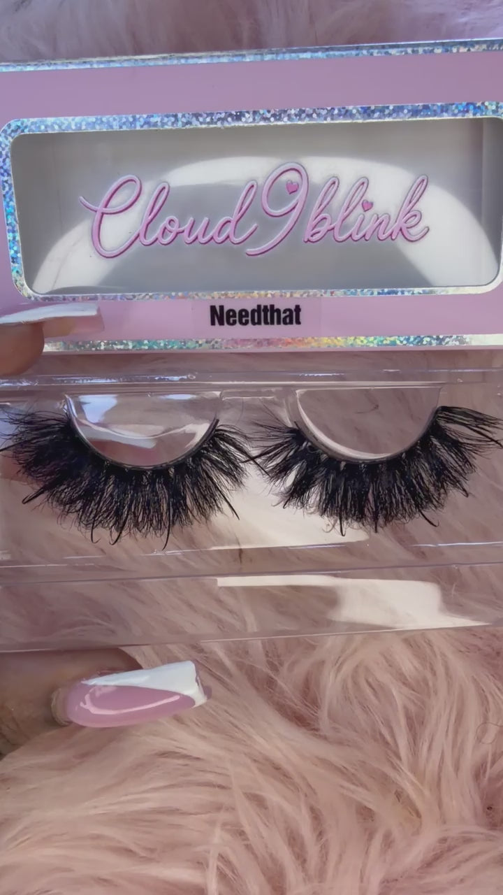 NeedThat |25mm Mink Spike Lashes ( NO BOTTOMS)